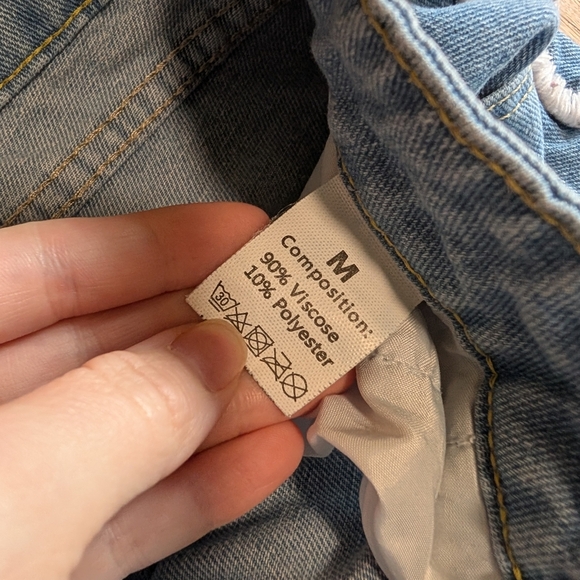 Stylish Light Blue Straight Leg Jeans - Picture 3 of 5